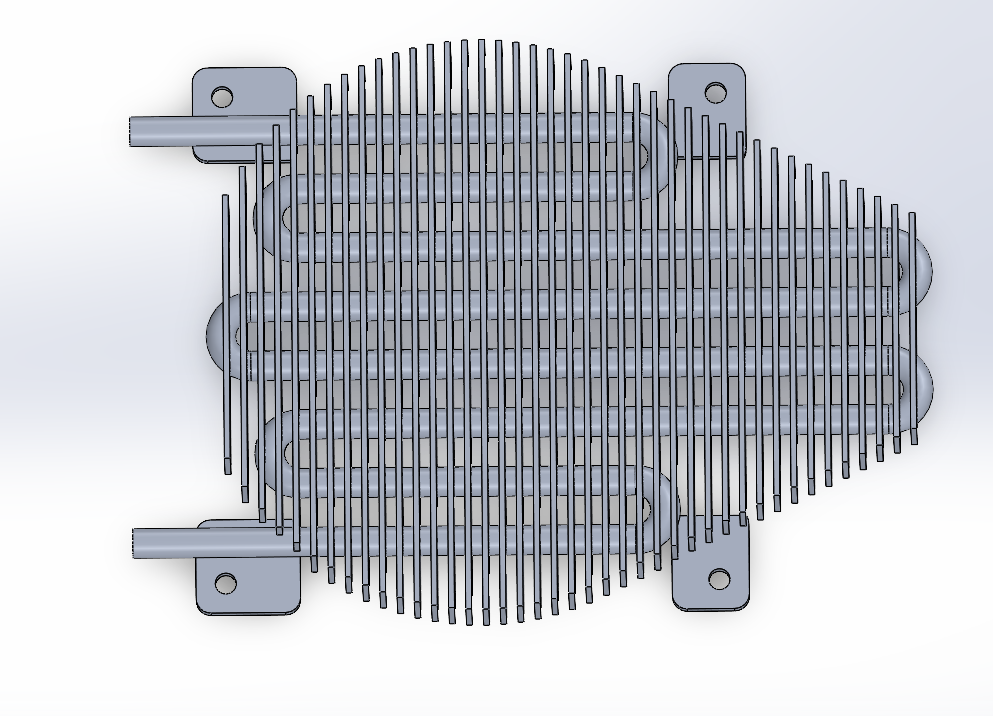 Figure 3: 3D modeled condenser