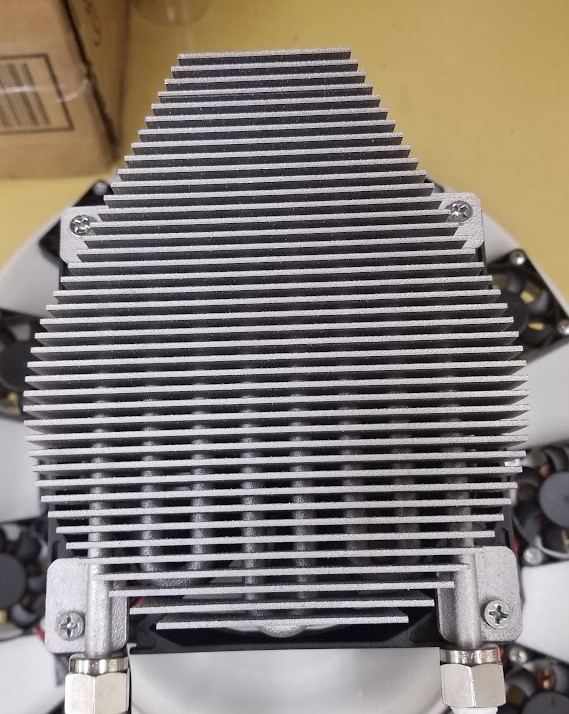 Figure 4: Photo of the additively manufactured condenser